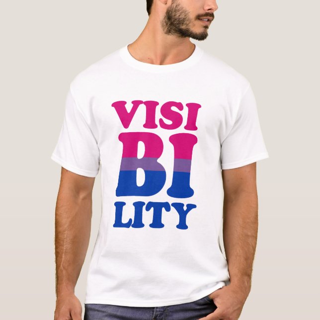 T-shirt Visibilité bisexuelle (Devant)