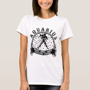 T-shirt Visionnaire cosmique : Aquarius Zodiac Tee