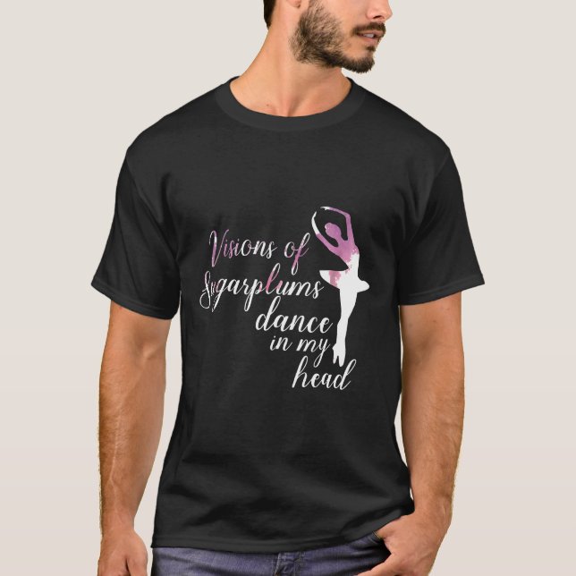 T-shirt Visions De Ballet De Plums De Sucre Nutcracker Dan (Devant)