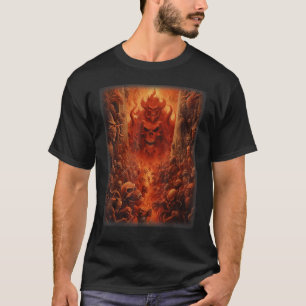 T-shirt Visions de l'enfer Satan Devils Démons Monster Ske