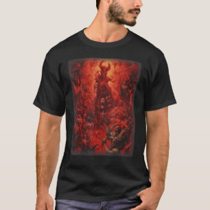 T-shirt Visions de l'enfer Satan Devils Démons Monster Ske