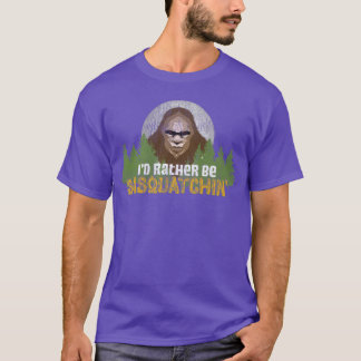 T-shirt Visit Camp Sasquatch Camping Moon girl
