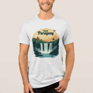 T-shirt "Visit Paraguay" Tri-Blend Shirt