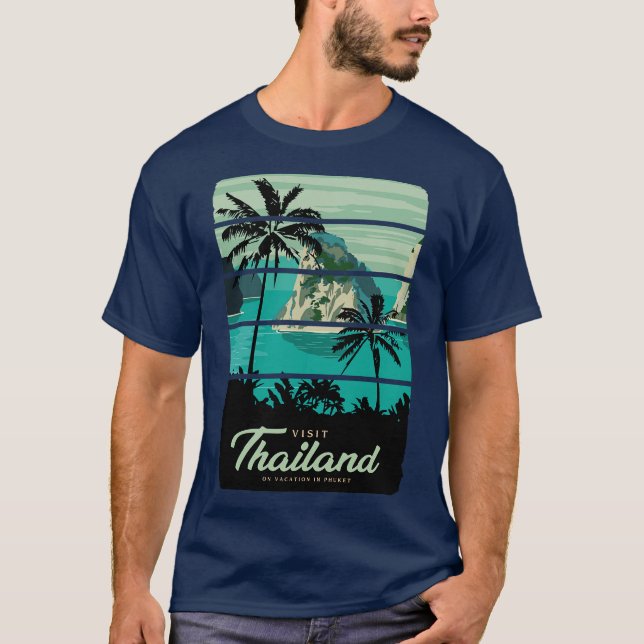 T-shirt Visit Phuket Thailand (Devant)