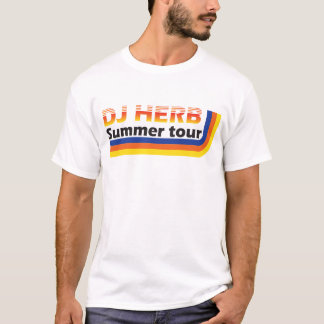 T-shirt Visite 18 d'été d'herbe du DJ