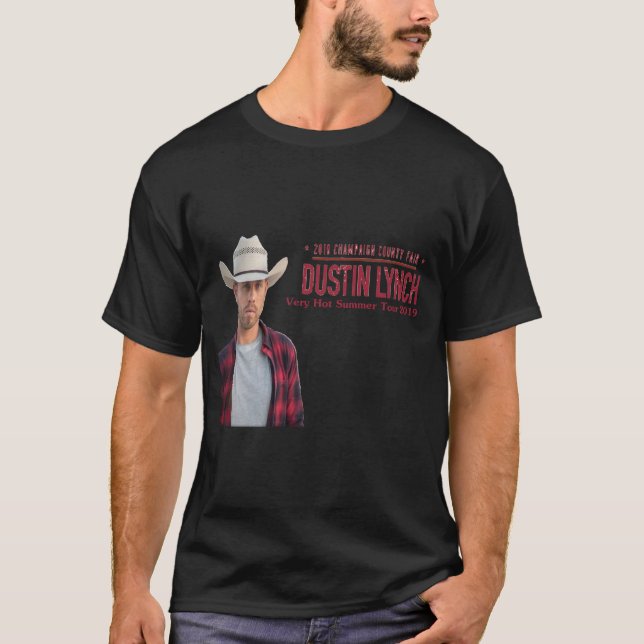 T-SHIRT VISITE 2019 DE DUSTIN LYNCH (Devant)