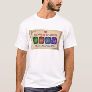 T-shirt Visite de Chaucer "Feudalpalooza" 1392 (la lumièr