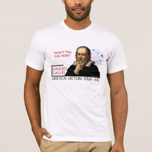 T-shirt Visite de conférence de Galilée 1632 (image avan