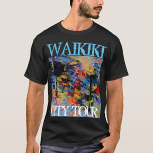 T-SHIRT VISITE DE LA VILLE DE WAIKIKI