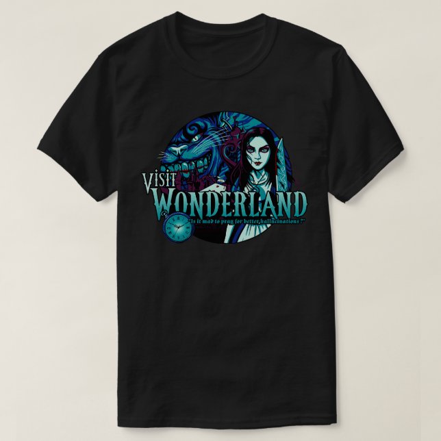 T-shirt Visite de Wonderland (Design devant)