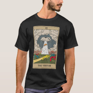 T-shirt Visiteur Carte Tarot Alien Tarot esthétique