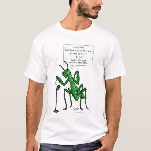 T-shirt Visiteur de mante de prière de danse carrée