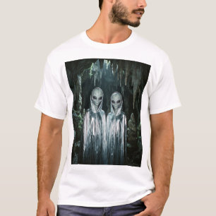 T-shirt Visiteurs à la cape d'argent – Grotte de contact