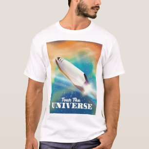 T-shirt Visitez l'art spatial de l'Univers.