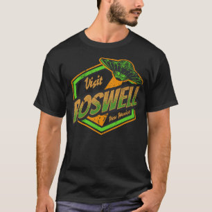 T-shirt Visitez Roswell Nouveau Mexique Ufo Design