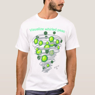 T-shirt Visualiser les Petits Pois Tourbillonnants