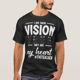 T-shirt Visually Impaired Teacher Squad My Heart Vit Teach