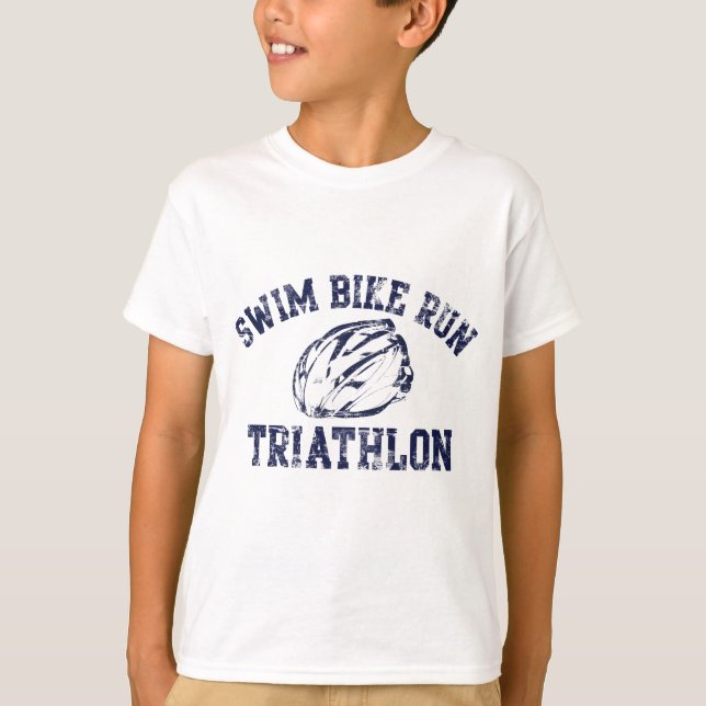 T-shirt Vitesse de triathlon de Rattleship (Devant)