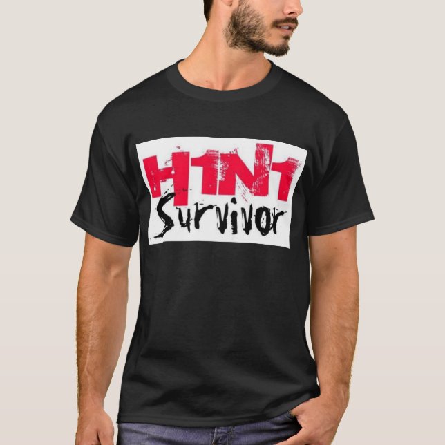 T-shirt Vitesse du survivant H1N1 (Devant)