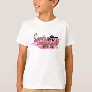 T-shirt Vitesse et roues et roche et rouleau