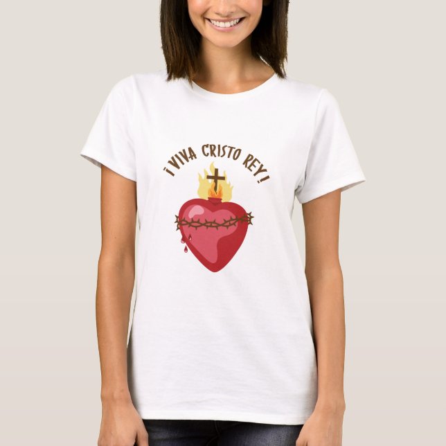 T-shirt Viva Cristo Rey (Devant)