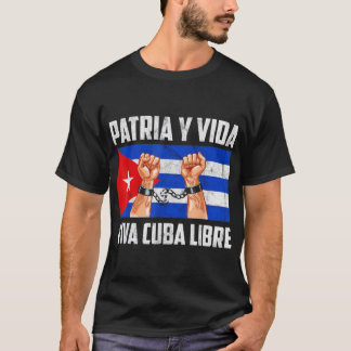 T-shirt Viva Cuba Libre Patria Y Vida Shirt