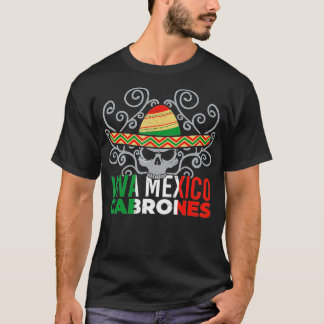 T-shirt Viva Mexico Cabrones Mexicaine Patriot Pride Cinco