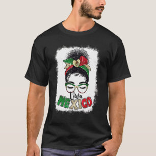 T-shirt Viva Mexico Chignon Désordonné Lunettes de soleil