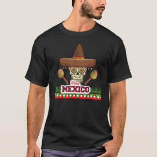 T-shirt Viva Mexico Mexican Flag Pride Happy Independence 