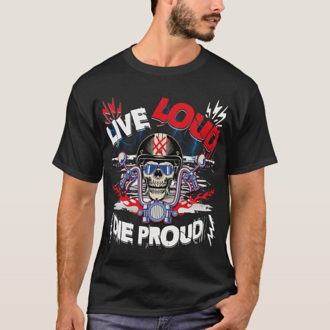 T-shirt Vivant Loud Die Fière (Devant)