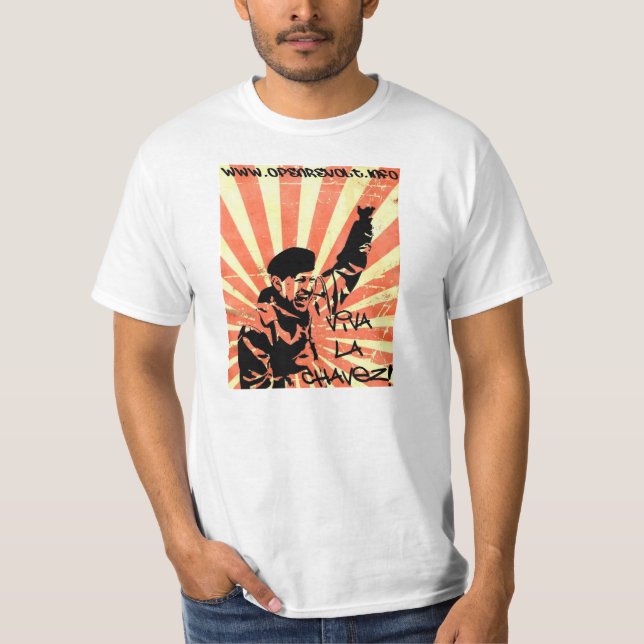 T-shirt Vivats Hugo Chavez ! (Devant)