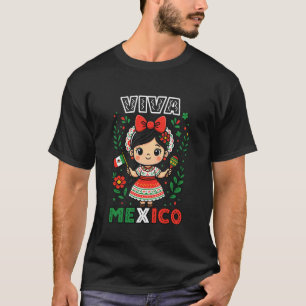 T-shirt Vive le Mexique Jour de l'Indépendance du Mexique