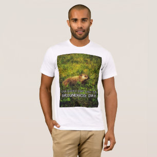 T-shirt Vivent chaque jour comme c'est jour de Groundhog !