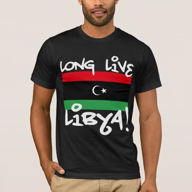 T-shirt Vivent longtemps la Libye ! (Devant)