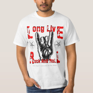 T-shirt Vivent longtemps le rock