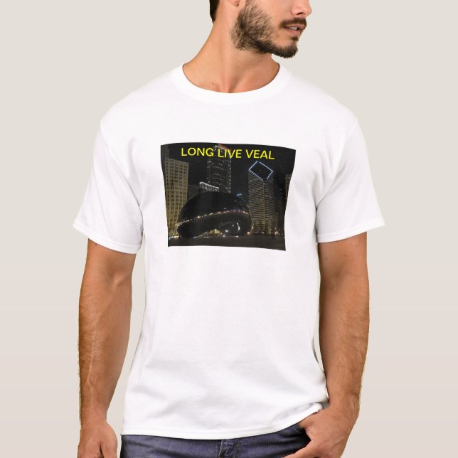 T-SHIRT VIVENT LONGTEMPS LE VEAU (Devant)