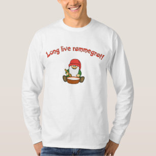 T-shirt Vivent longtemps Rømmegrøt ! (Rommegrot)