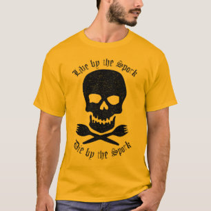 T-shirt Vivez à côté de la pièce en t de spork