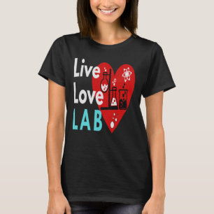 T-SHIRT VIVEZ AMOUR LABO - VIE DE LABO