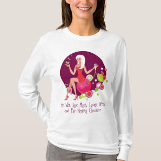 T-shirt Vivez bien, aimez beaucoup