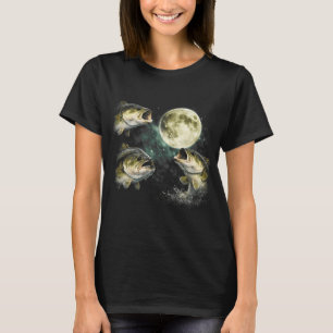 T-shirt Vivez libre et pêchez dur Patriotique Pêche USA