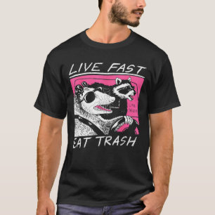 T-shirt Vivez Rapidement Mangez Les Déchets Et Faites Frap