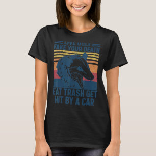 T-shirt Vivez Vilain Fake Votre Mort Mangez Les Déchets Fr
