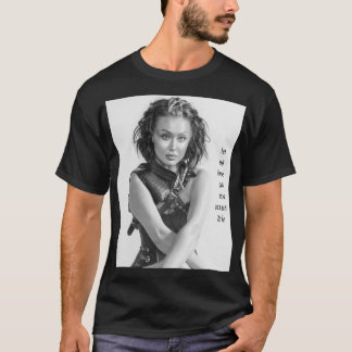 T-shirt vivons comme il faut mourir chemise Dandiena