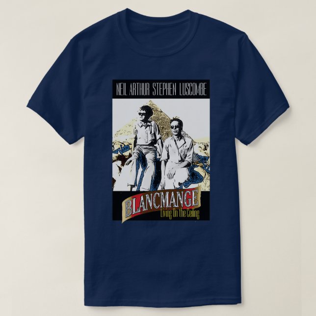 T-shirt Vivre à Blancmange  (Design devant)