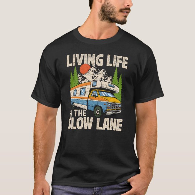 T-shirt Vivre À La Motorhome Lane (Devant)