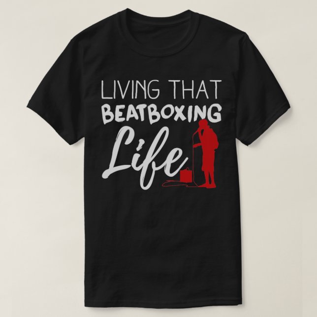 T-shirt Vivre Ce Beatboxing (Design devant)