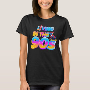 T-shirt Vivre dans les années 90 Revenons aux tenues des a