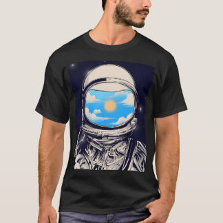 T-shirt Vivre dans l'espace