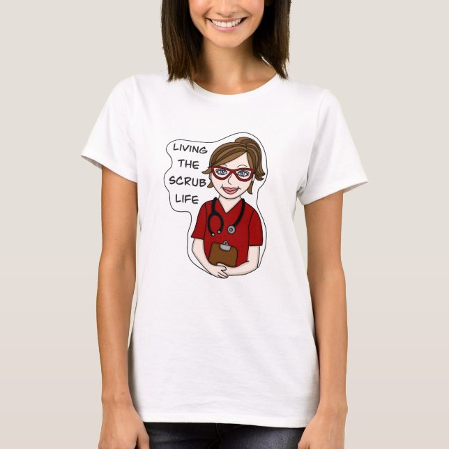 T-shirt Vivre la vie de l'épouvantail | Humour professionn (Devant)